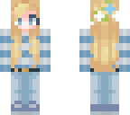 blue girl