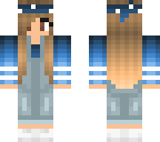 cute blue girl