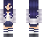 cute dark blue hair