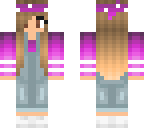 cute pink and magenta girl