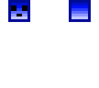 floating cube blue