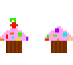 floating cupcake