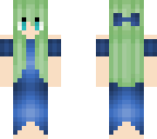 princess mint haired girl