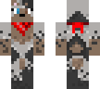 australian shepherd with bandana