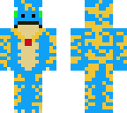 blue and gold gecko