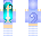 blue cat girl