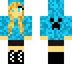 blue creeper girl