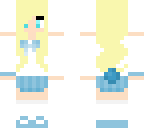 blue easter school girl