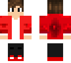 cool boy with red jacket