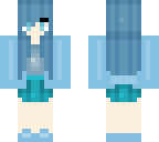 cute blue girl