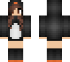 edited long hair on a short hair skin