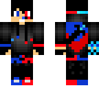 epic blue and red dragon boy