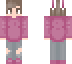 guy in purple pink easter outfit
