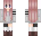 pink haired casual