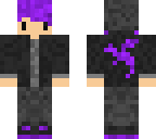 purple with a beanie
