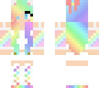 rainbow cat girl