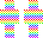rainbow with overlay