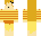 worried orange candy cane girl best skin ive made