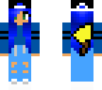 blue girl
