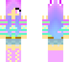 colourful easter girl