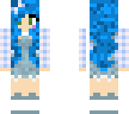 farmer cat kawai blue