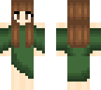 girl with green dress
