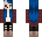 half skull girl