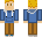 kid with blue hoodie