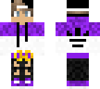 purple adidas guy