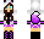 purple wolf girl