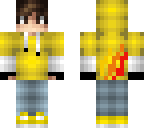yellow hoodie tbnr logo on back