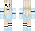 blue skull mask