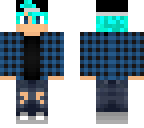 blue teen boy