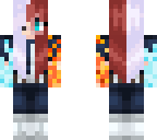 female todoroki w ice and fire
