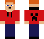 fixed flame-haired creeper hoodie