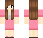 girl with pink