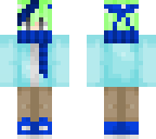 green and blue boy