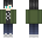 green jacket