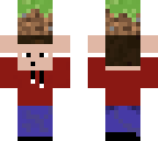 man holdibng block