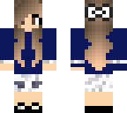 navy blue girl