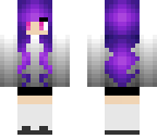 purple haired girl