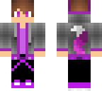 purple wolf boy