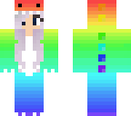 rainbow dino girl