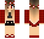 red flannel girl