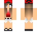 red summer girl