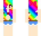 bikini rain bow girl