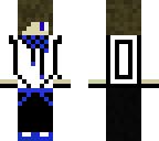 black and blue man