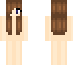 brown haired girl skin base