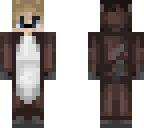 brown wolf hoodie