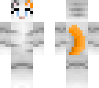 cool cat with one orange ear and tail